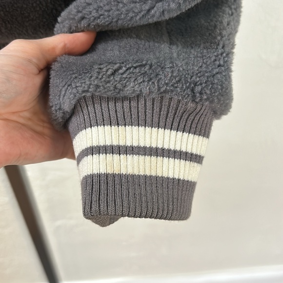 Samantha Sipos Grey Varsity Bomer Jacket - Picture 4 of 6